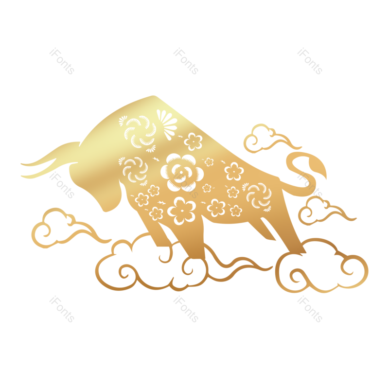 装饰图片,祥云元素,春节PNG,剪纸免抠素材